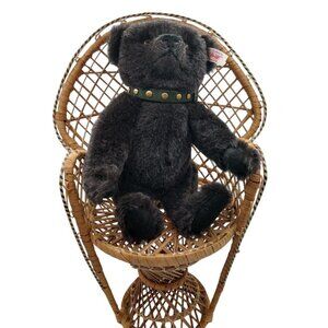 Steiff Limited Edition Teddy Bear 2007 Alpaca W/ Green Collar & Certificate